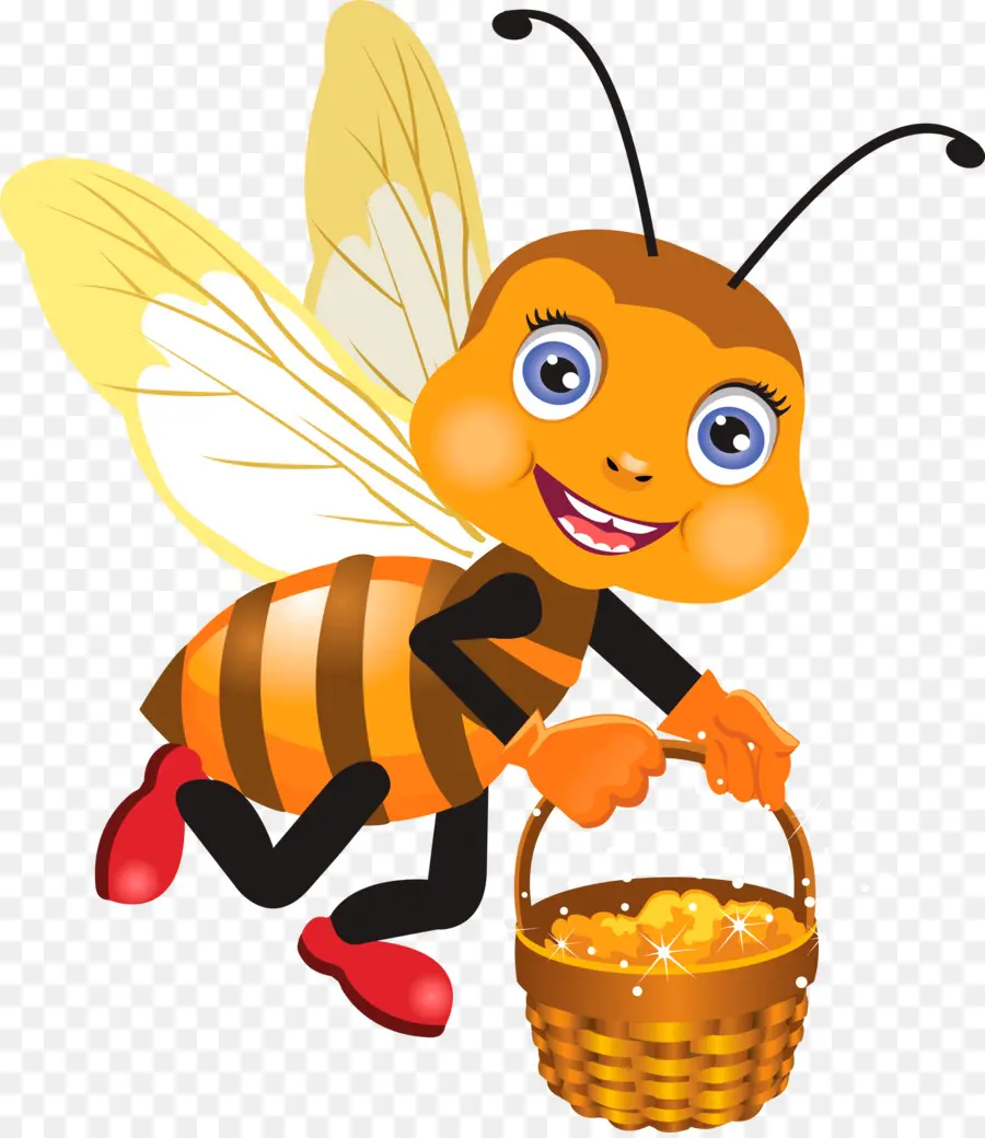 пчела，мультфильм PNG