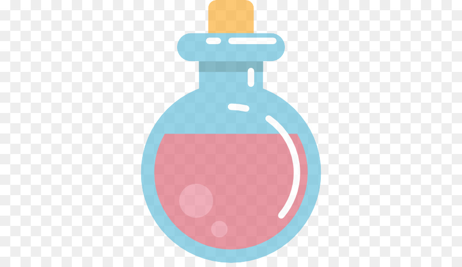 бутылка с водой，розовый PNG