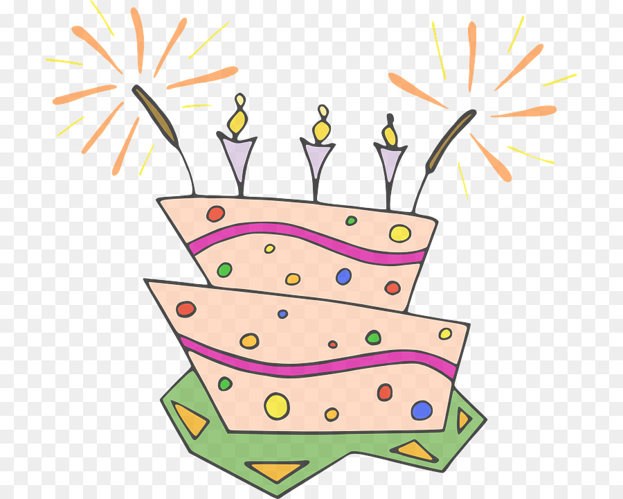 Запас украшения торта，День рождения свеча PNG