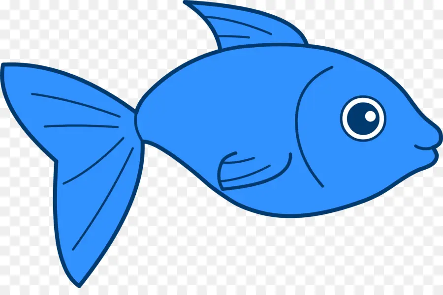 Рыбы，синий PNG