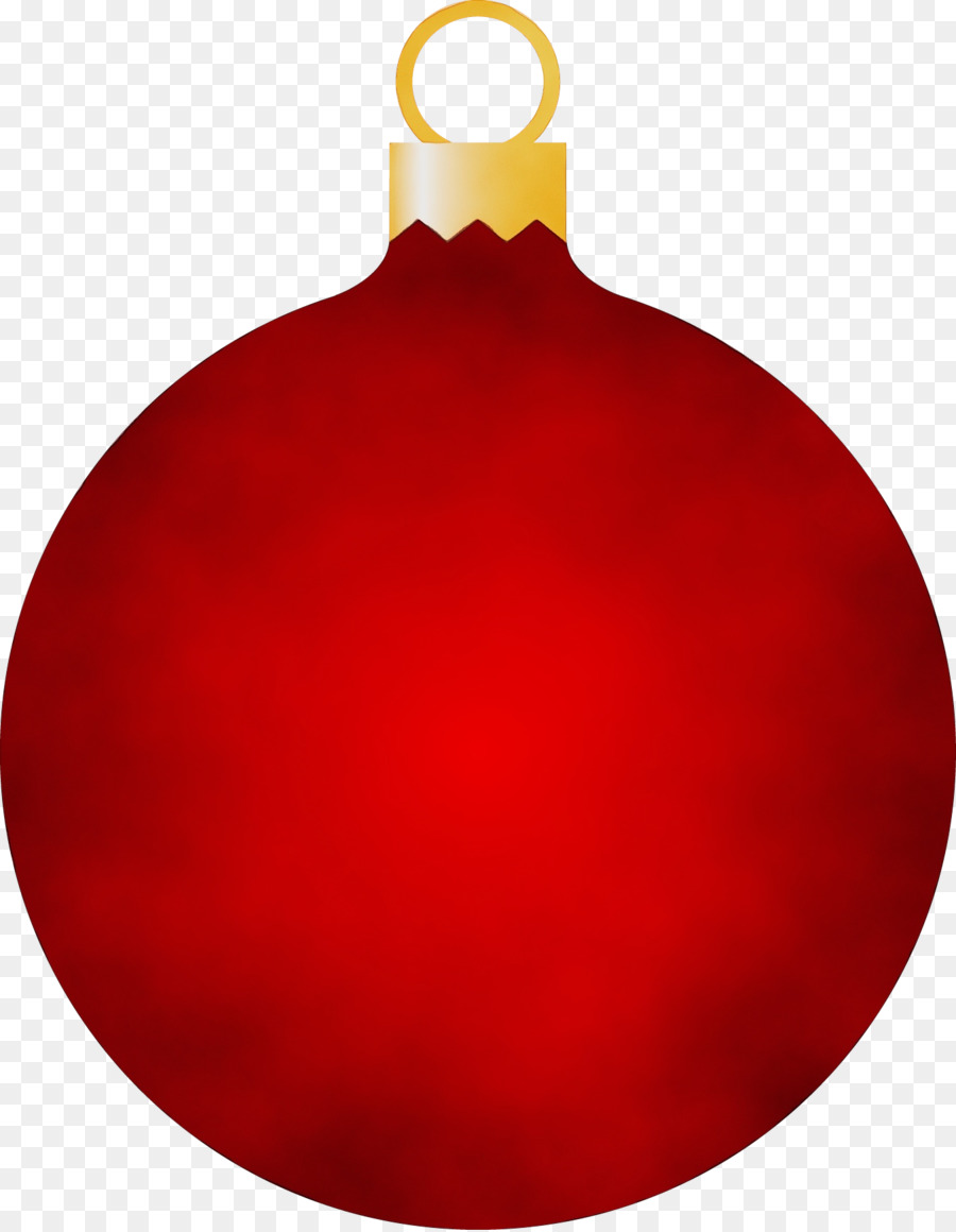 красный，Рождественские украшения PNG