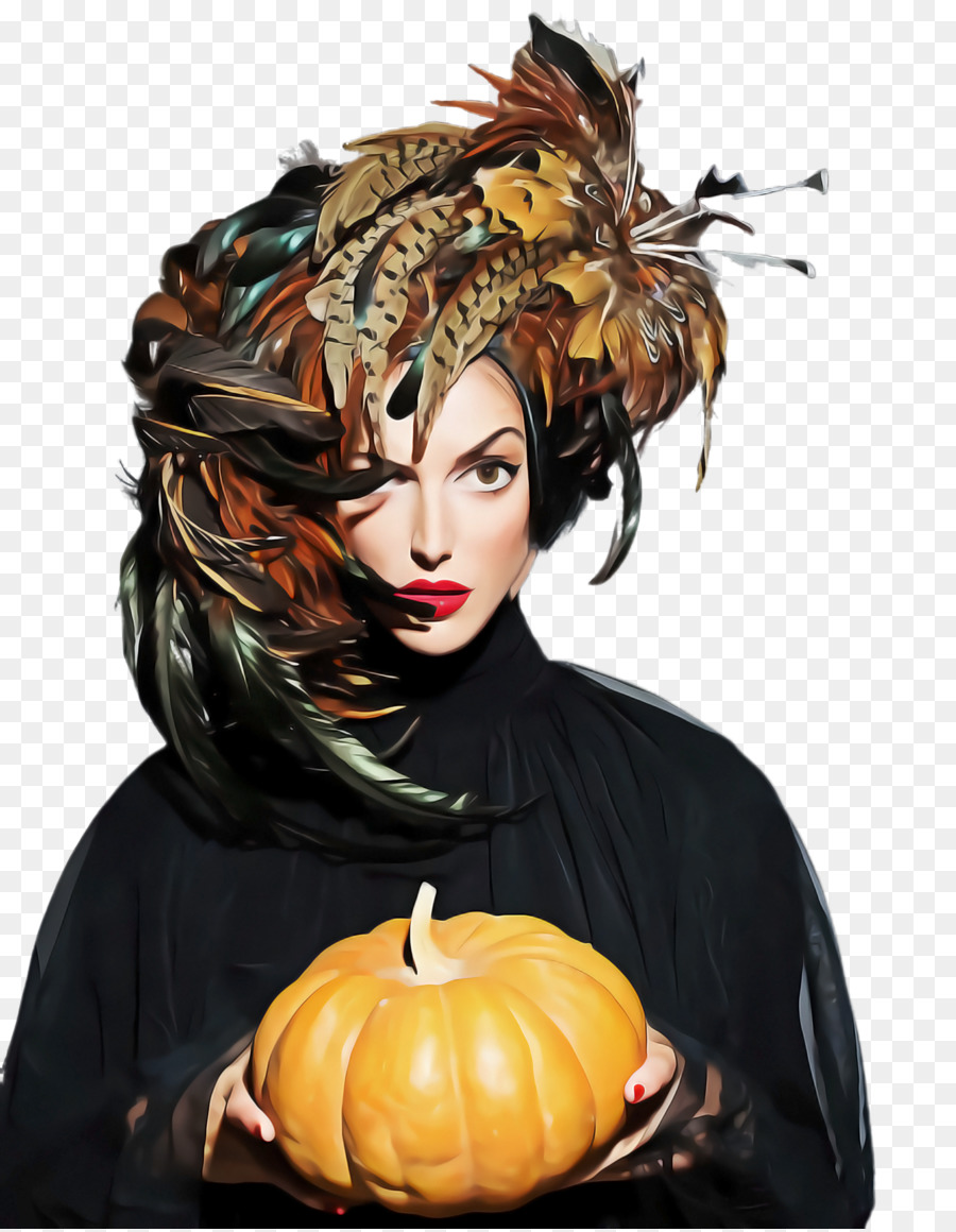 Trickortreat，оранжевый PNG