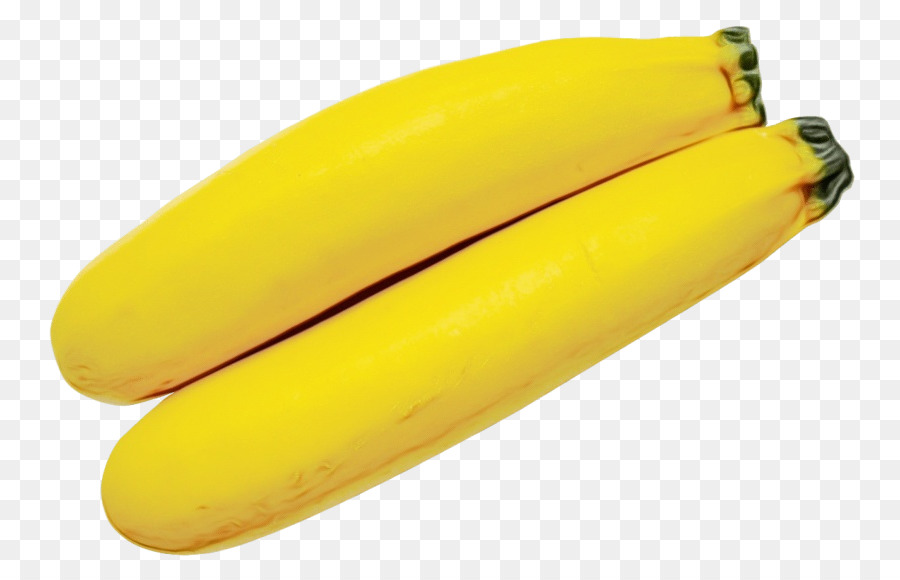 желтый，банан PNG