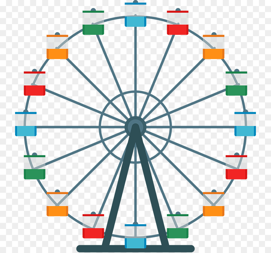 Колесо обозрения картинка для детей на прозрачном фоне