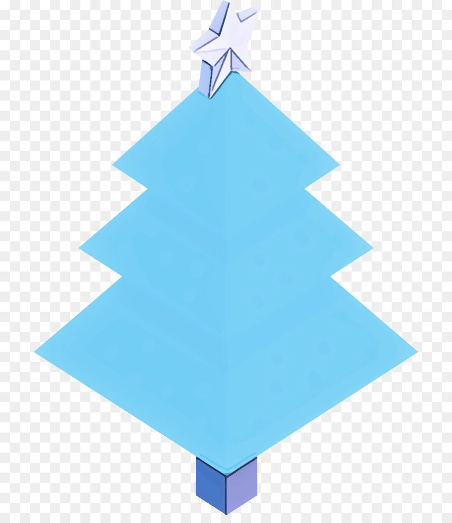 синий，Рождественская елка PNG