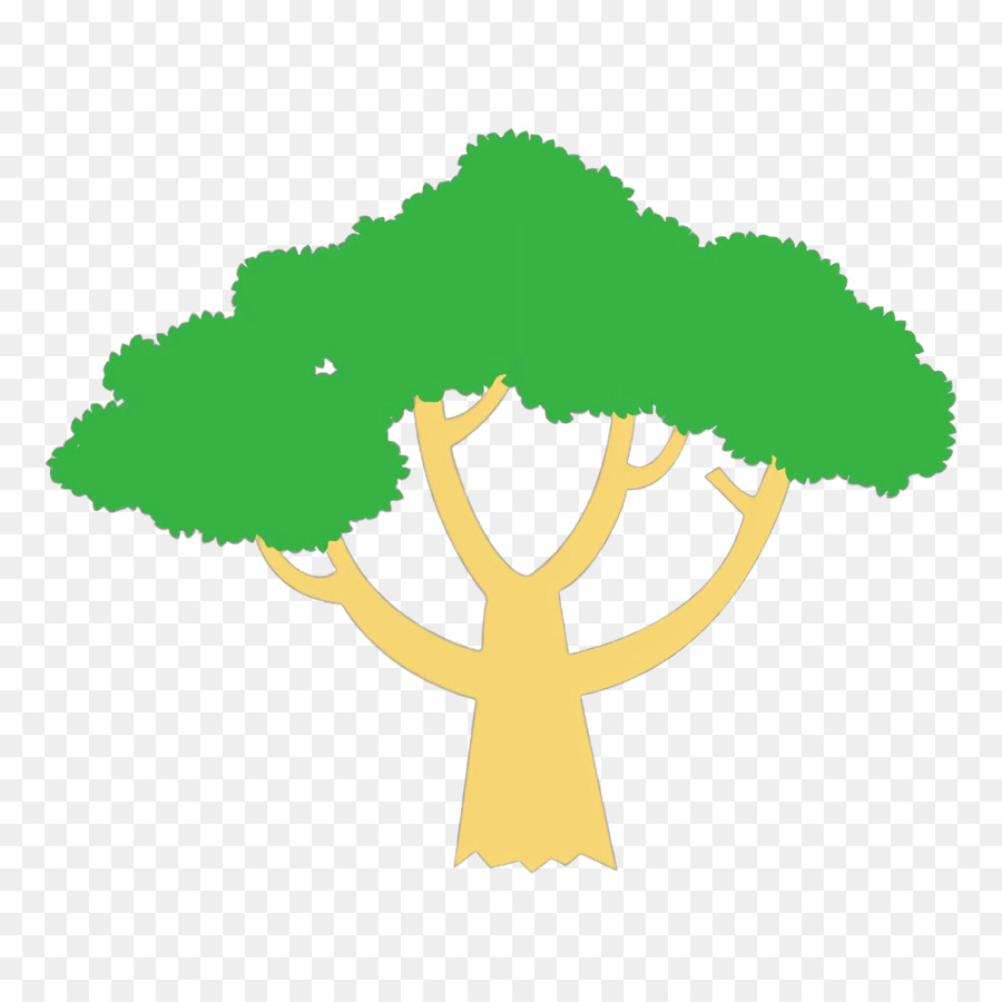 зеленый，Дерево PNG