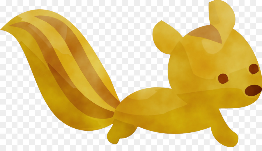 желтый，фигура животного PNG