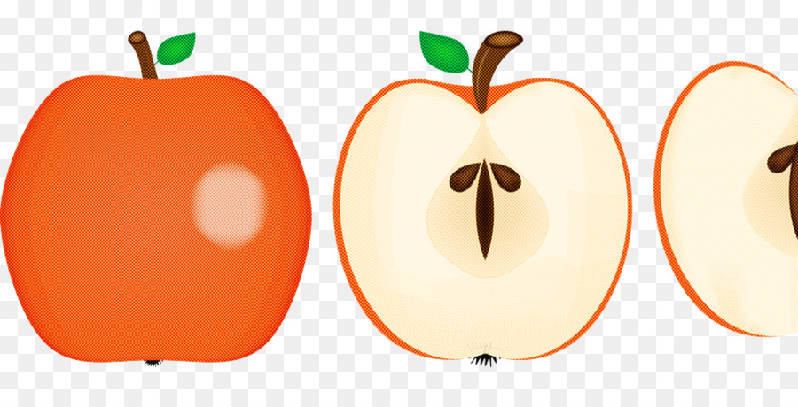 оранжевый，яблоко PNG