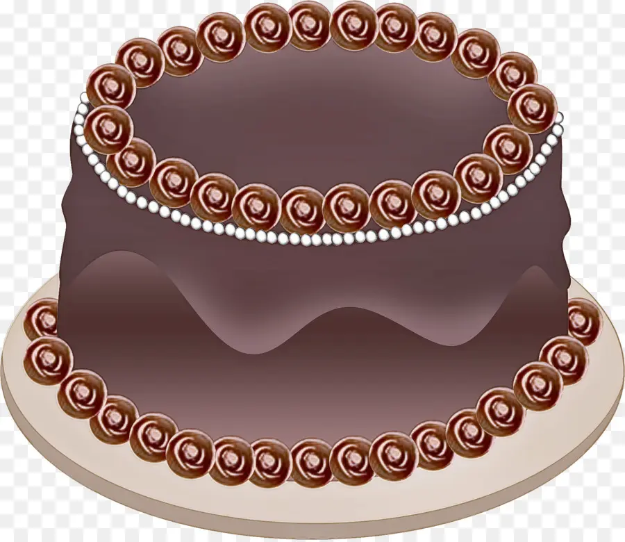 коричневый，Торт PNG