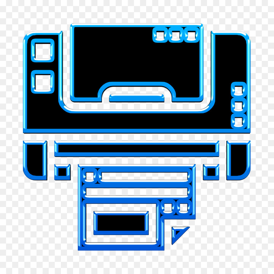 синий электрик，символ PNG