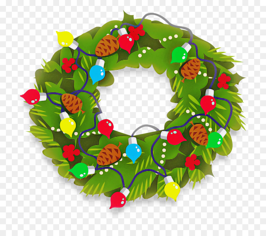 Венок，Christmas Decoration PNG