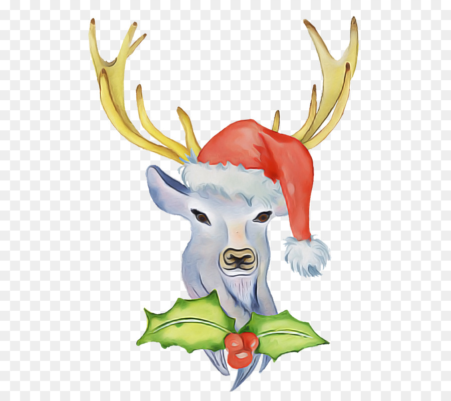 Рог，Reindeer PNG