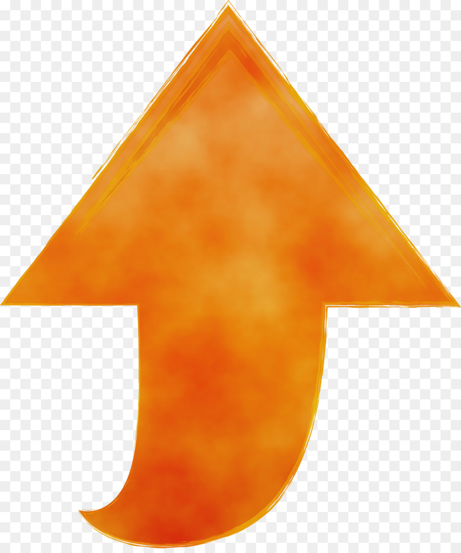 оранжевый，треугольник PNG