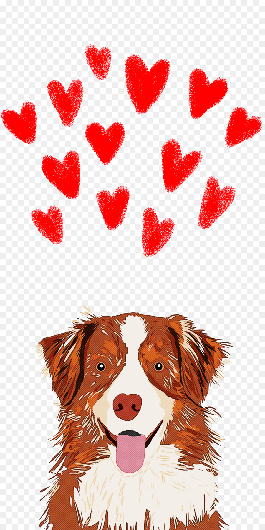 Собаки с сердечками