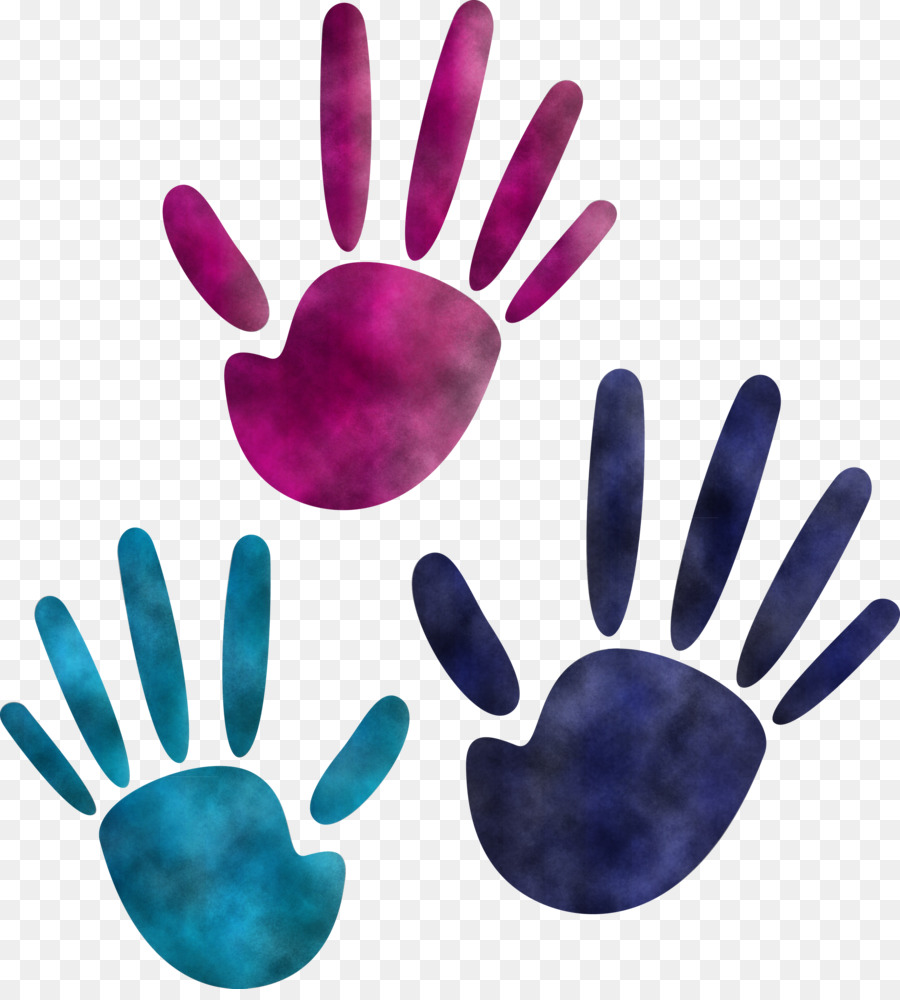 Фиолетовый，палец PNG
