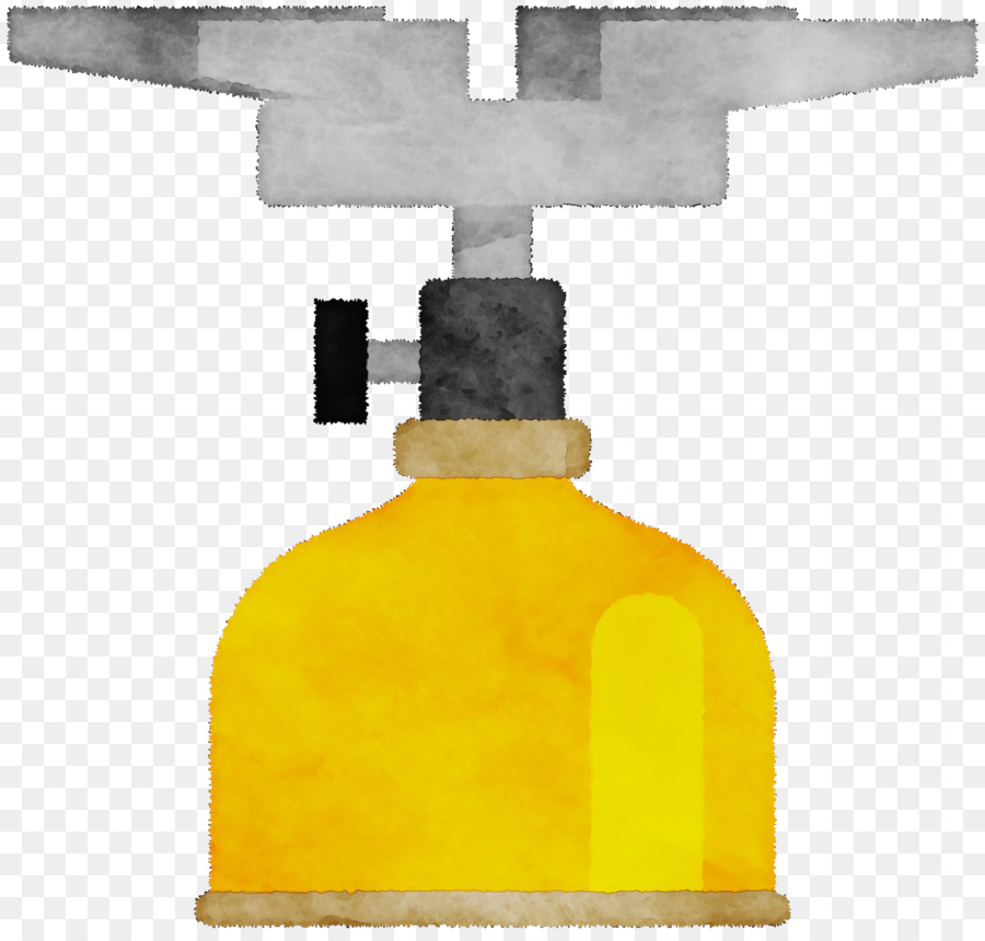 желтый，Бутылка PNG