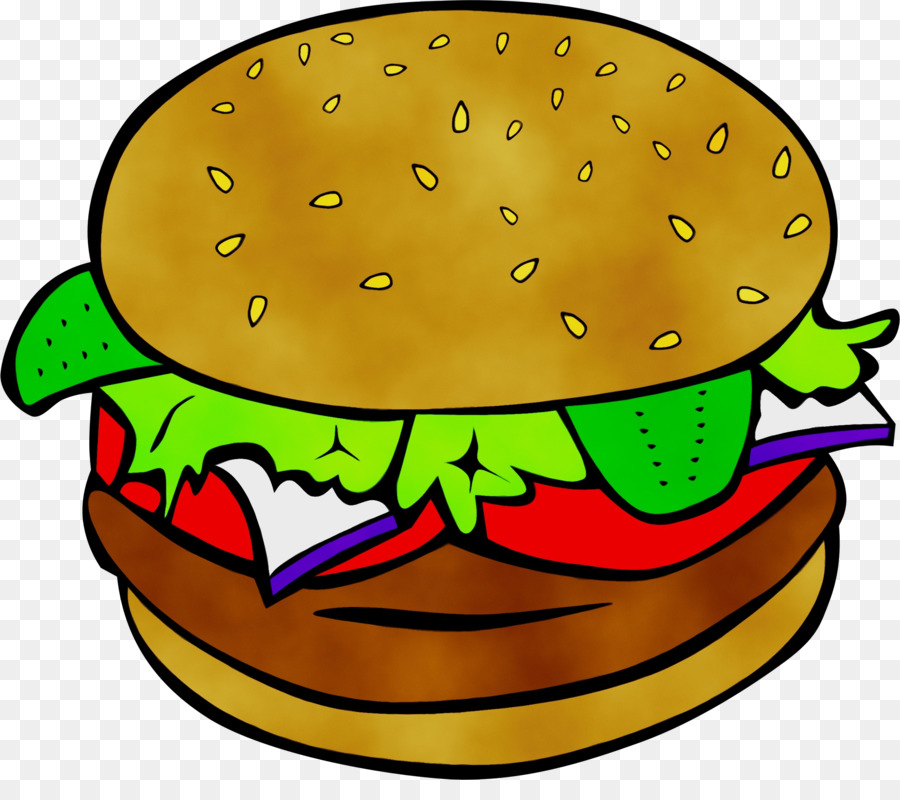 Гамбургер，Нездоровая пища PNG