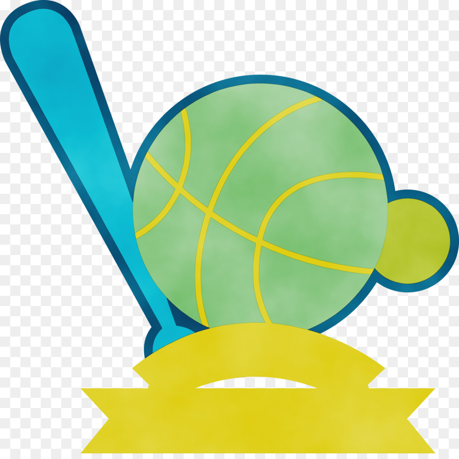 теннисный мяч，желтый PNG