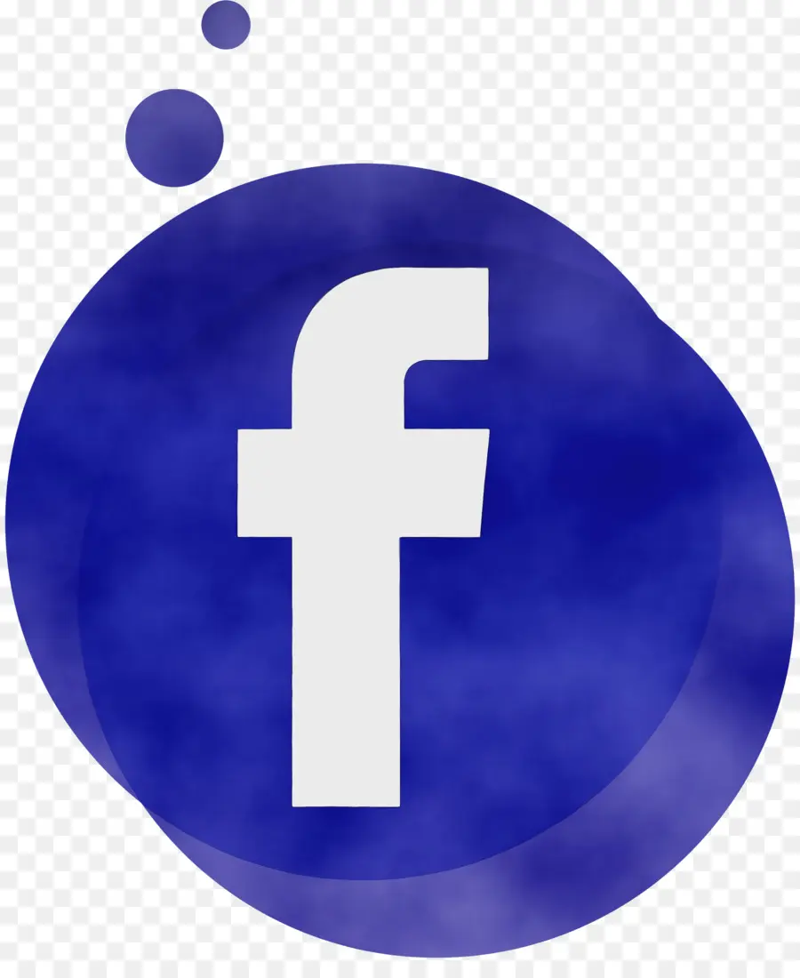 Значок логотипа Facebook，акварель PNG