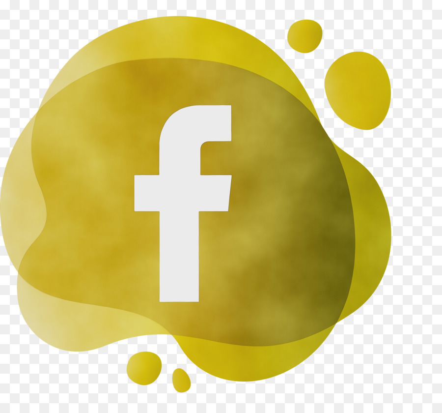 Значок логотипа Facebook，акварель PNG