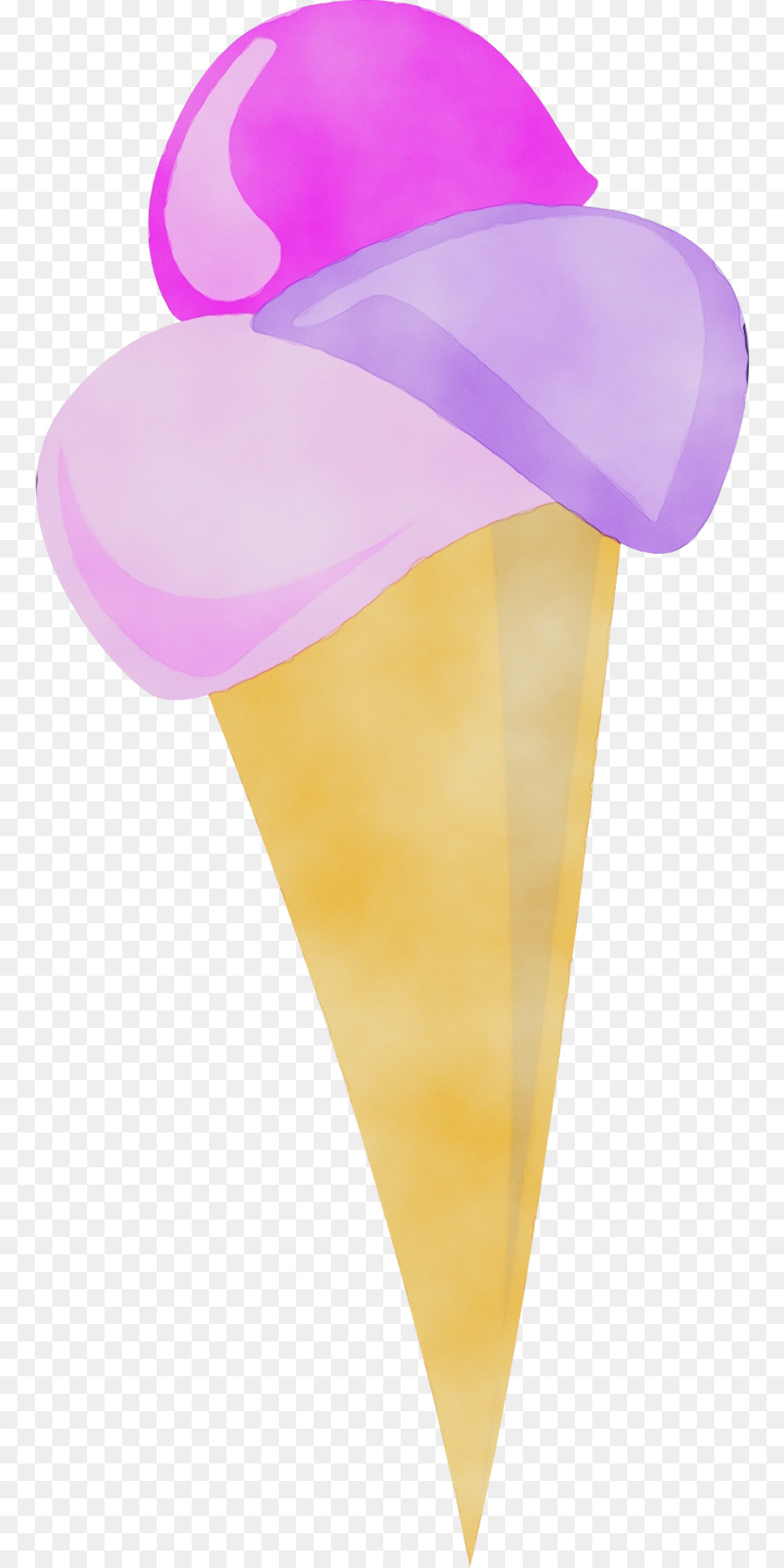 Ice Cream Cone，розовый M PNG