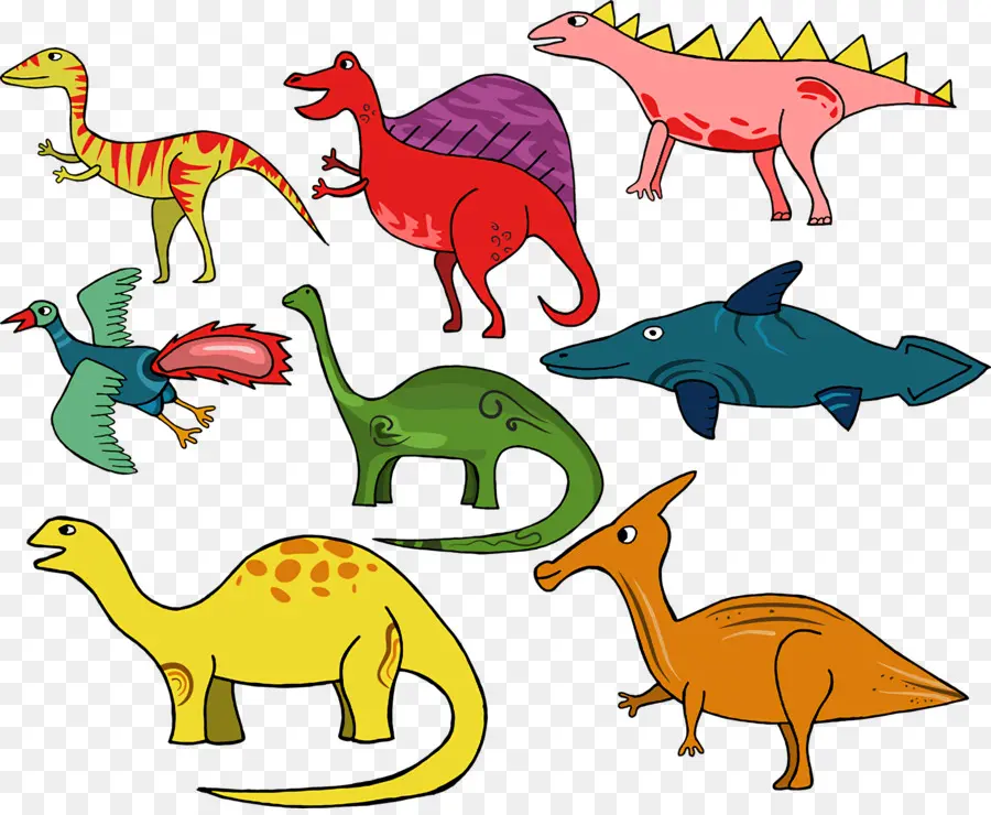 динозавр，наклейка PNG