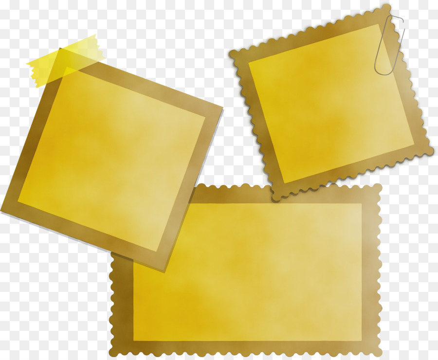 прямоугольник м，желтый PNG