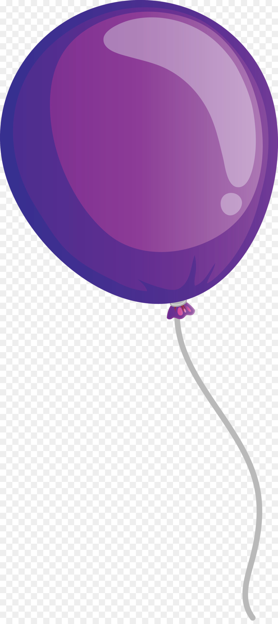 Воздушный шар，фиолетовый PNG