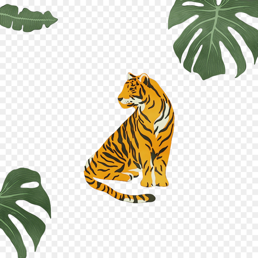 Тигр，фигурка животного PNG