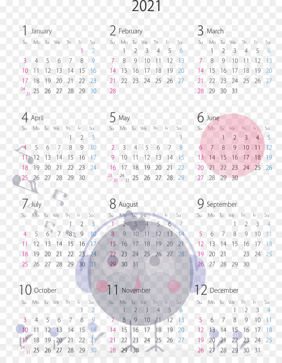 календарная система，фиолетовый PNG
