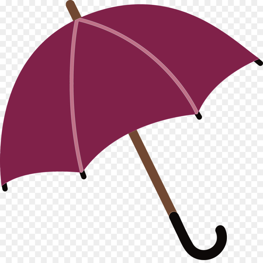 Зонтик，фиолетовый PNG