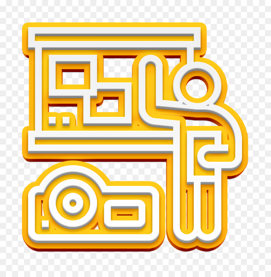 логотип，желтый PNG