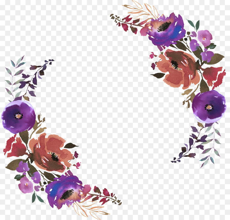 Цветочный дизайн，срезанные цветы PNG