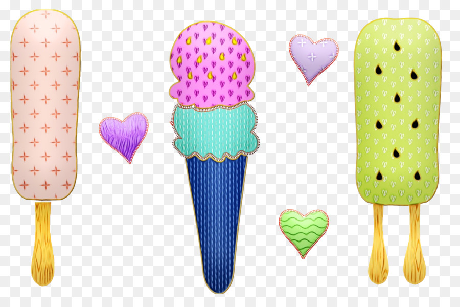 Мороженое，Ice Cream Cone PNG