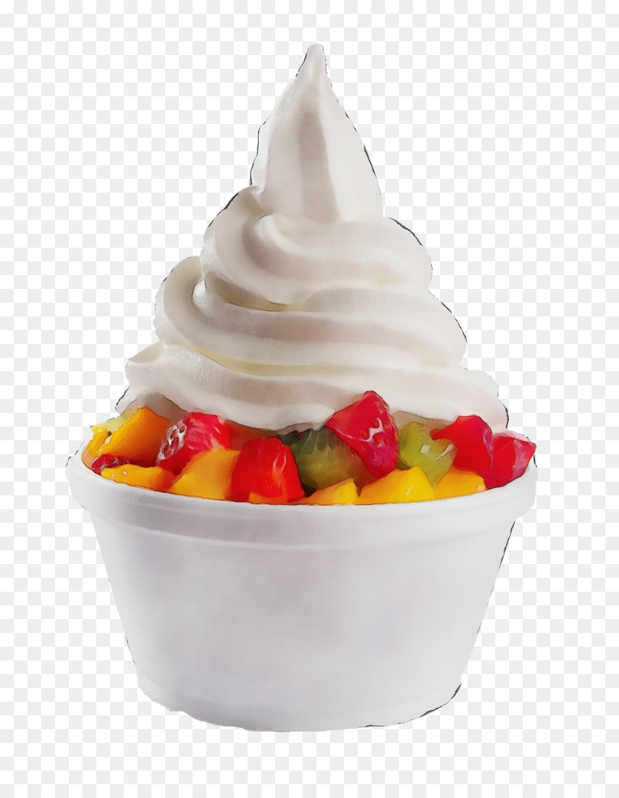 мороженое，Замороженный йогурт PNG