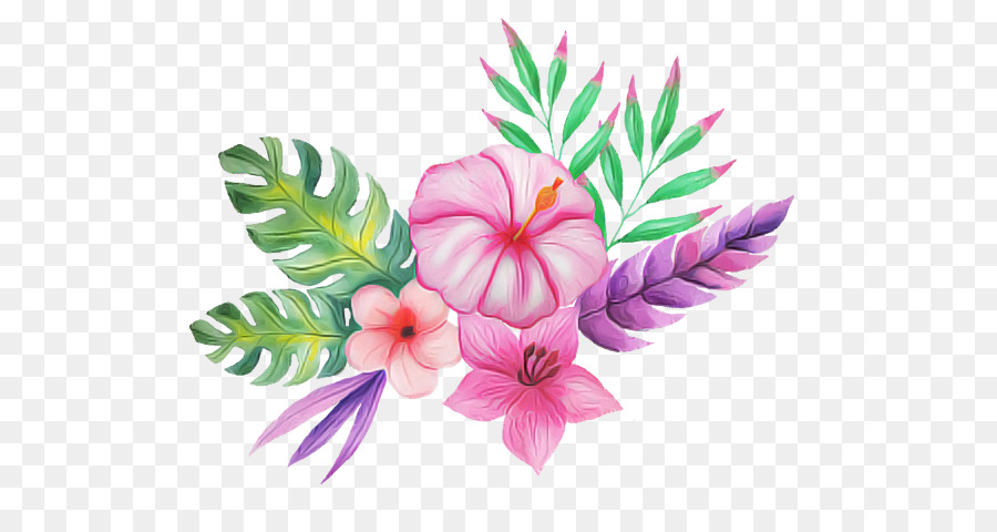цветок，акварельная живопись PNG