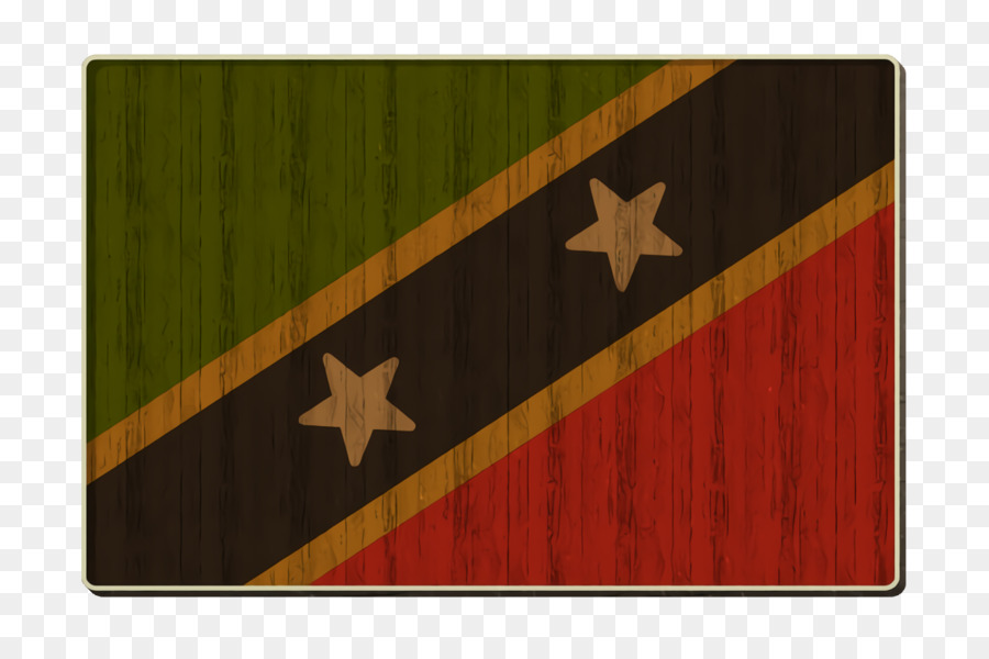 Невис，флаг Сен Китс и Невис PNG