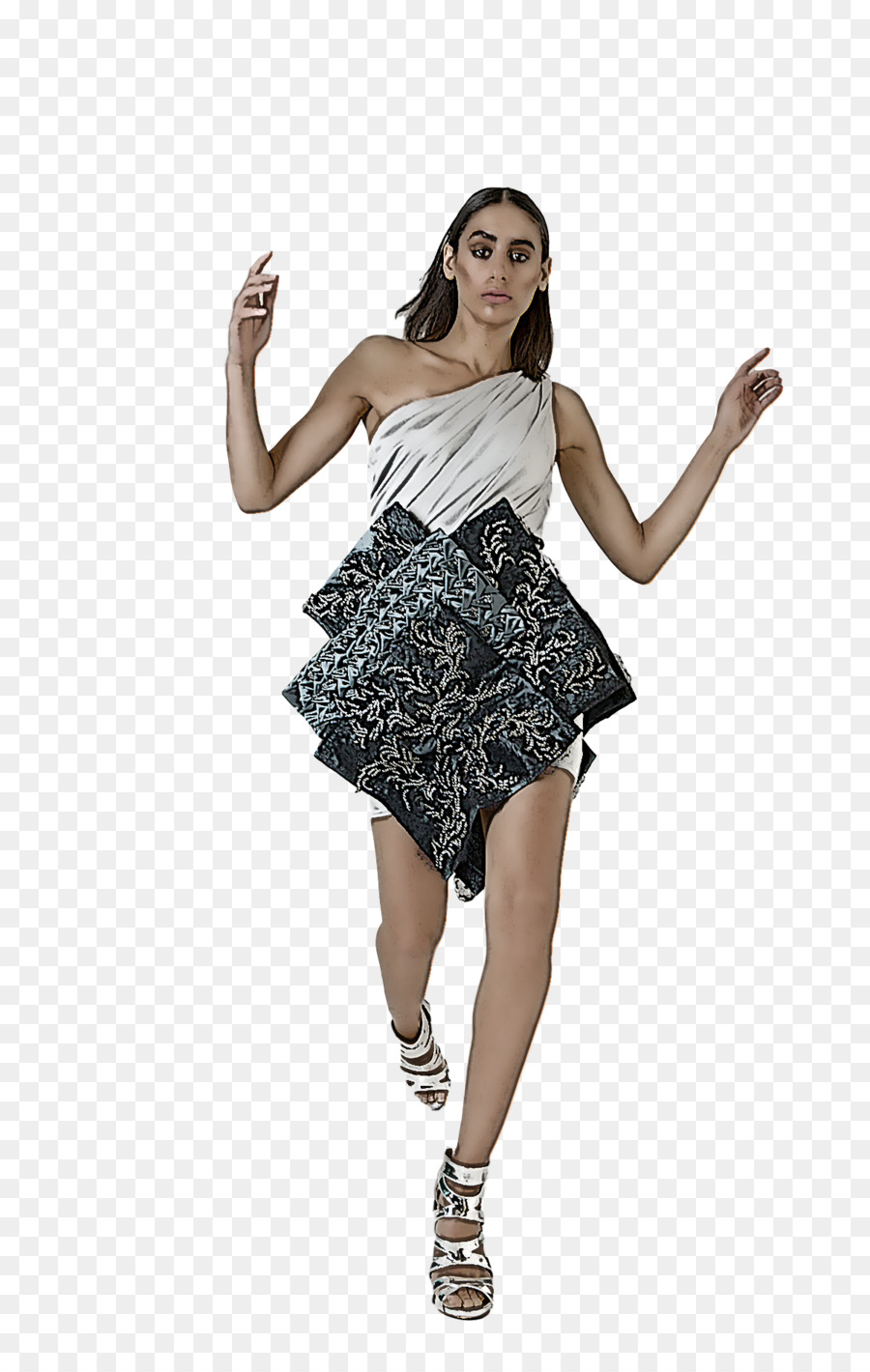 коктейльное платье，Обуви PNG