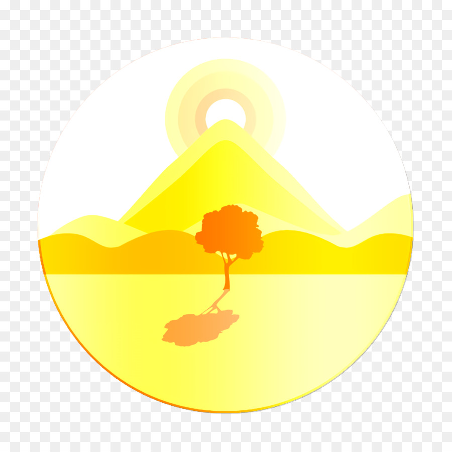 желтый，символ PNG