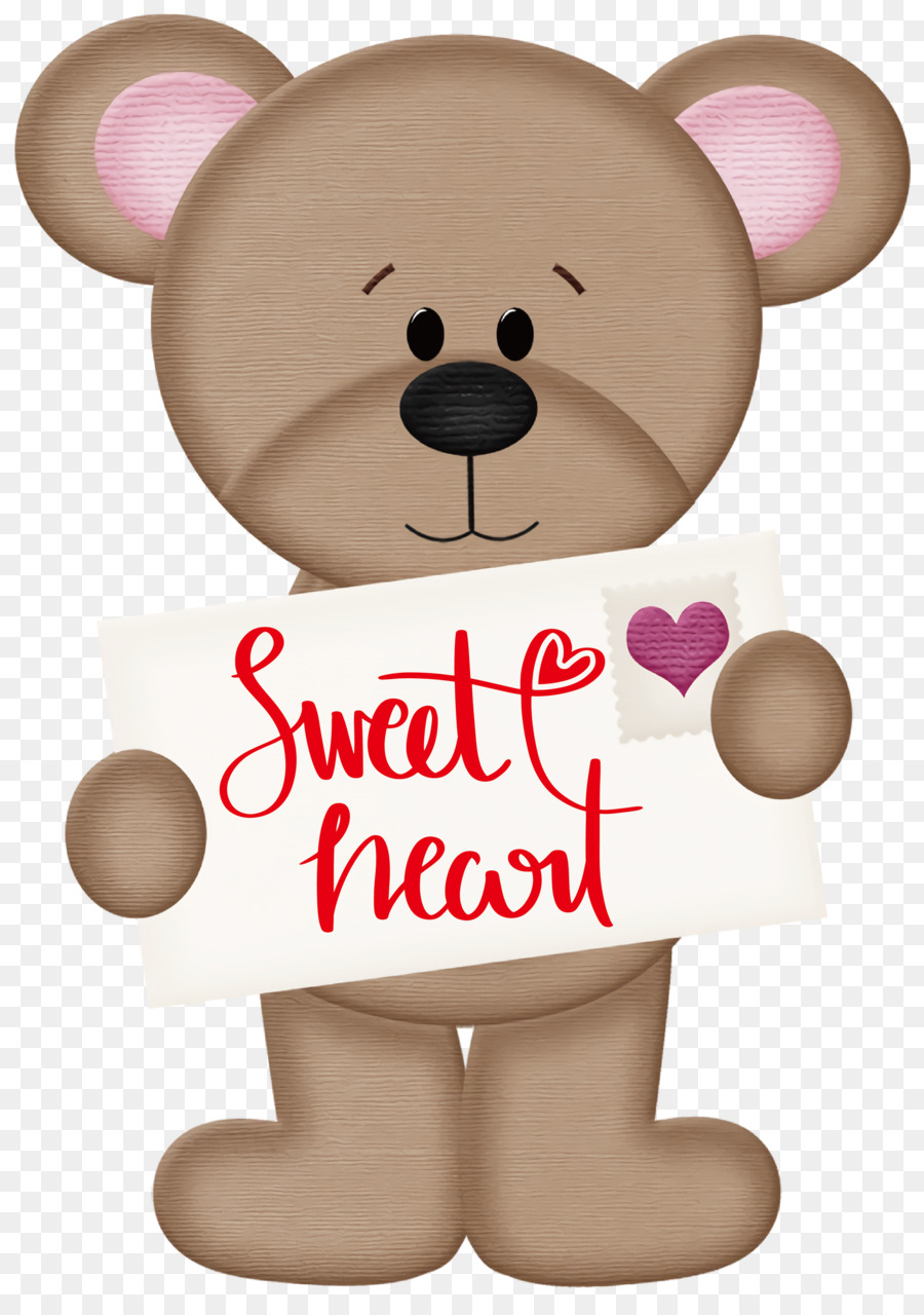 медведь，День святого Валентина PNG