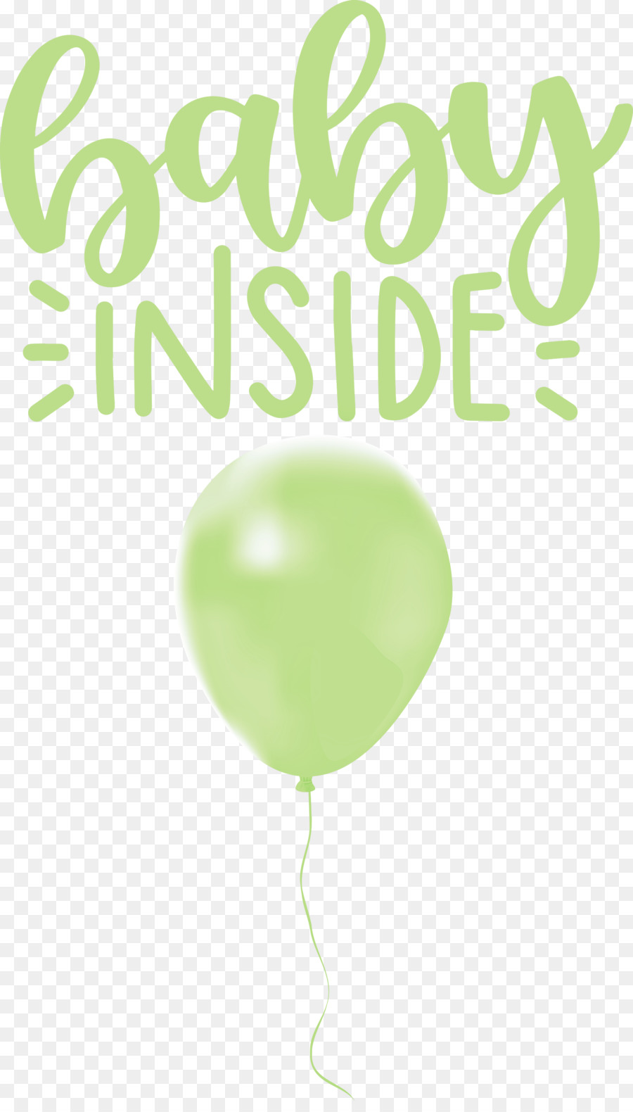 Воздушный шар，зеленый PNG