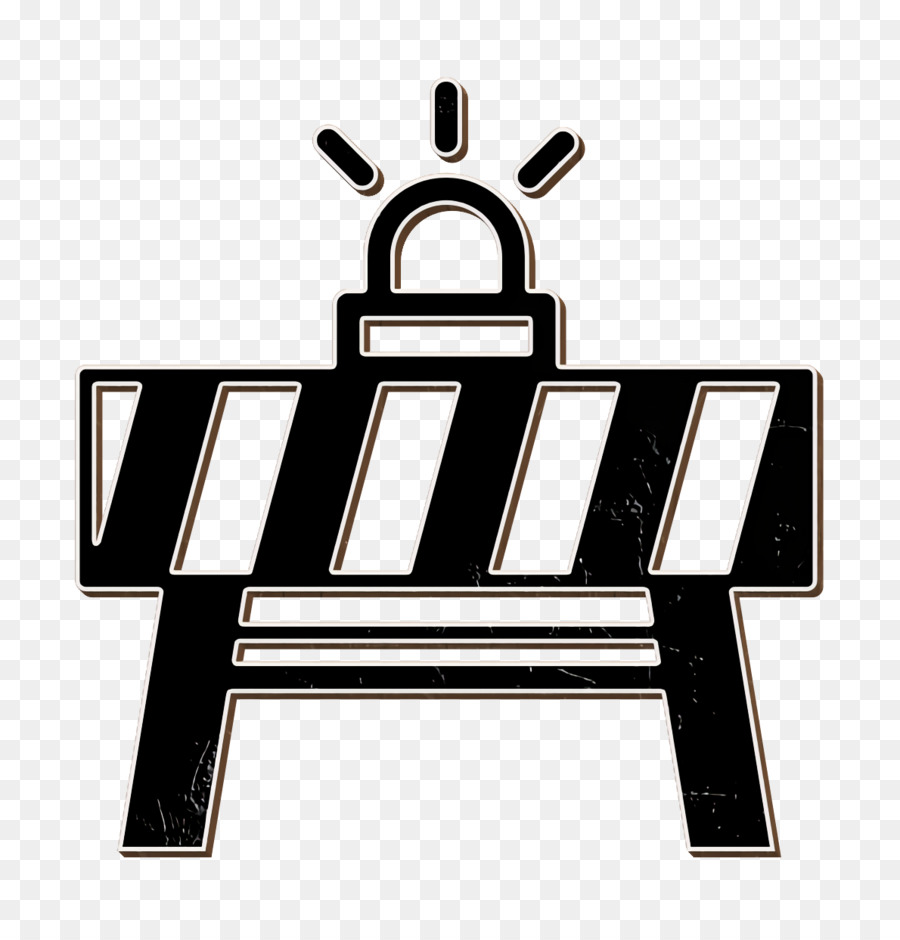 логотип，черное и белое PNG