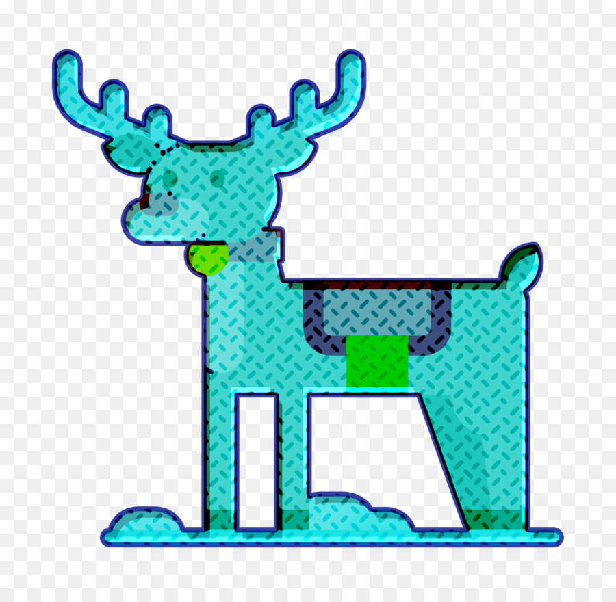 Reindeer，линия PNG