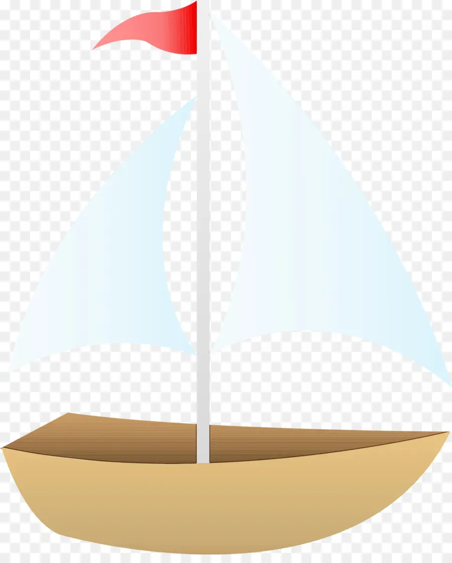лодка，парусник PNG