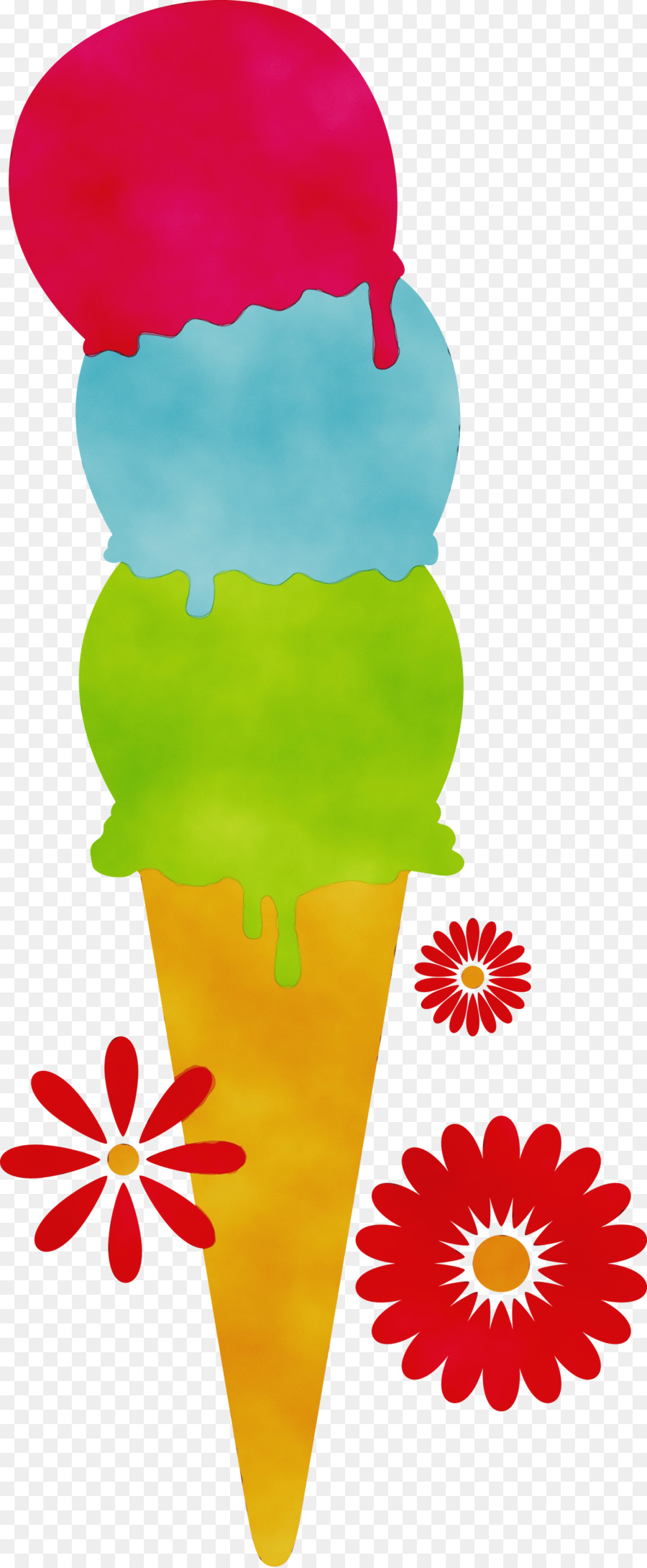 Ice Cream Cone，конусная PNG