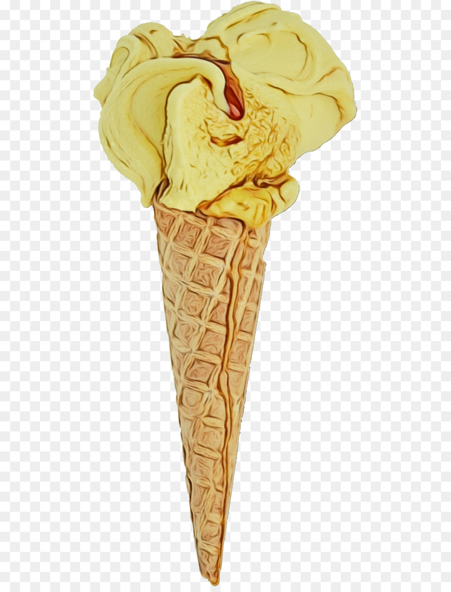 Ice Cream Cone，Золото PNG