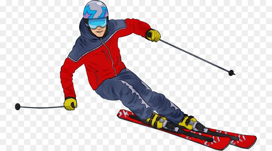 лыжный шлем，Связывание лыж PNG