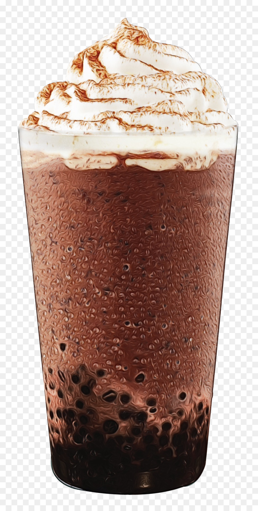 молочный коктейль，шоколадное мороженое PNG