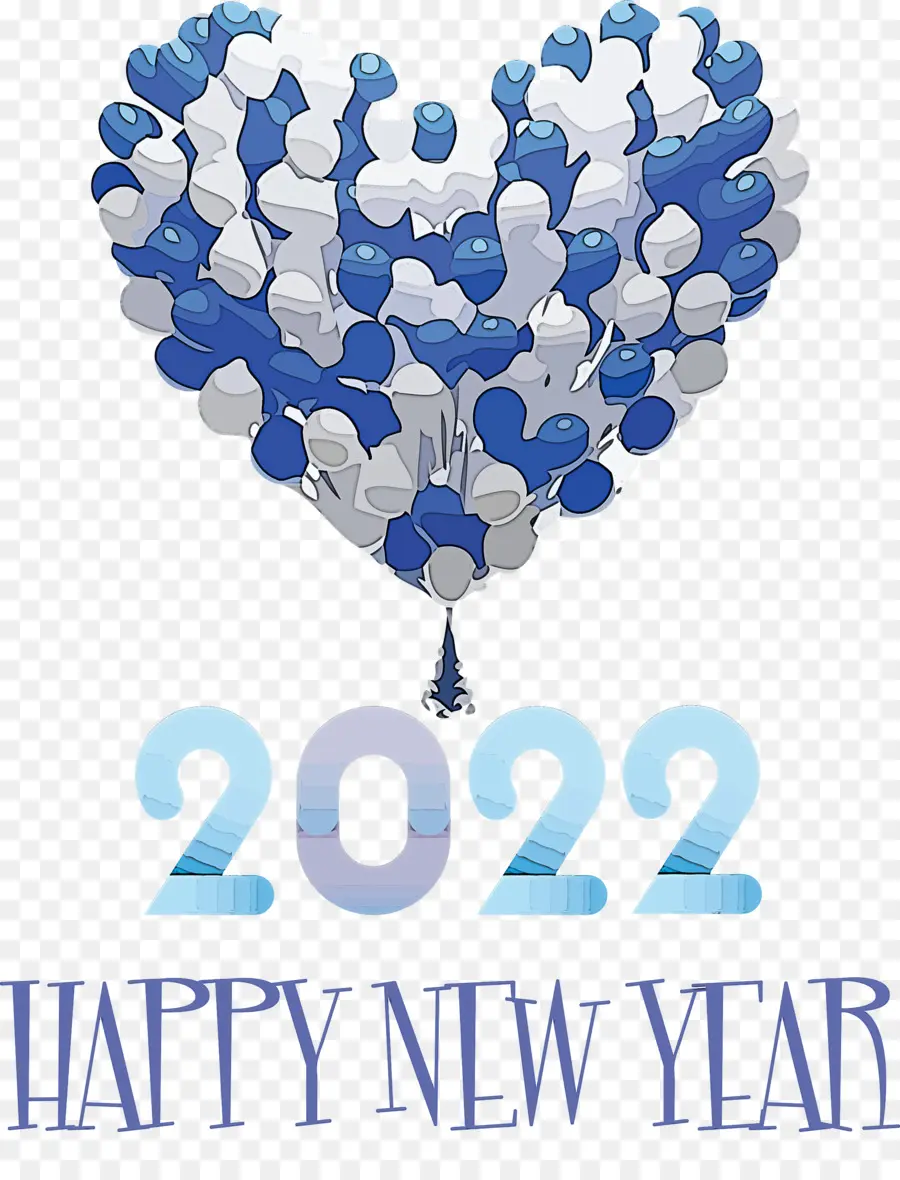 Воздушный шар，Новый год PNG
