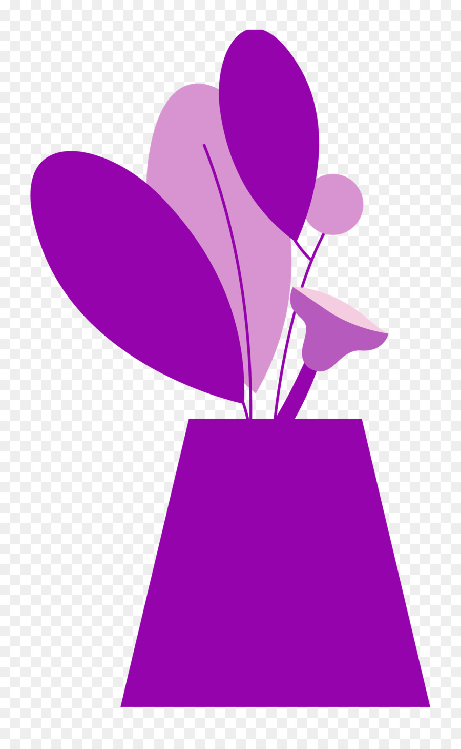 Фиолетовый，цветок PNG